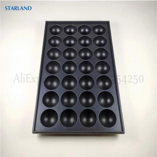 Non-Stick Octopus-Ball Plate Home Cooking Baking Spare Part Hole Diameter 40mm With 28 Molds In One Tray