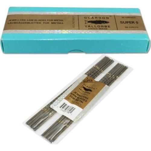 Free Shipping 144pcs/pack Saw Blade for Jewelry Cutting Tools 6# Size Glardon Vallorbe Sawblades