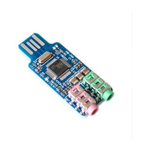 CM108 USB Drive Free Sound Card Laptop Computer External Sound Card Module - L059 New hot