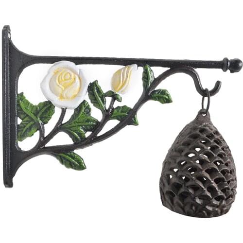 Flower Pot Hook Hanging Bracket Hook Hanging Plants Bracket Courtyard Tripod Rose Garden Tripod Metal Hanging Basket Hook