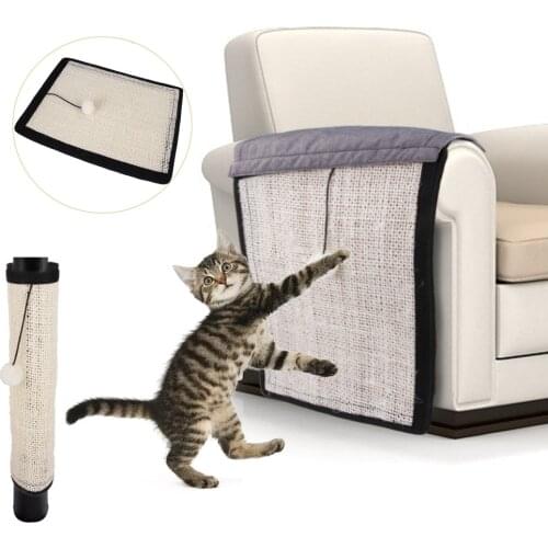 Cat Scratcher Board Furniture Protect Kitten Cats Scraper Mat Claw Care Scraper for Cat Sisal Sofa Scratcher Pet Cat Accessories