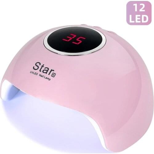 36W Star 6 Nail Dryer UV LED Nails Lamp For Manicure Dry Nail Drying Gel Ice Polish Lamp Auto Sensor 30s/60s/90s Nail Art Tools