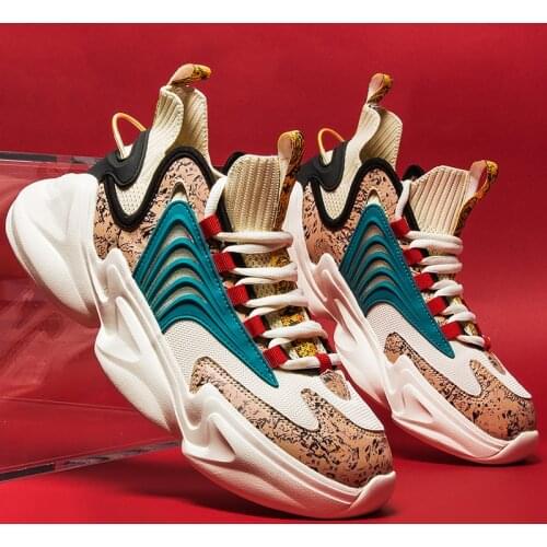 Trendy Chunky Sneakers 2021 Height Increasing Casual Men Shoes Fashion Street Style Breathable Plus Size 45 46 47 Man Sneakers