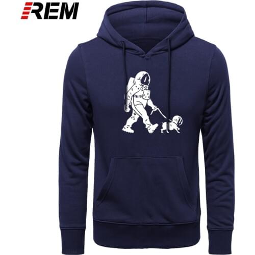 The Walking Dead Hoodies men SpaceX Spaceship Astronaut Dog Cool Rocket homme StarmanX Space dog Tops Hoodies, Sweatshirts