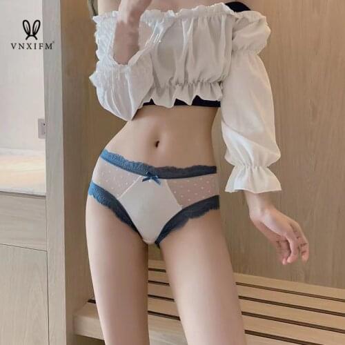 2021 new fashion lace underwear ladies seamless mid-waist panties sexy, comfortable and soft less ladies pure cotton panties