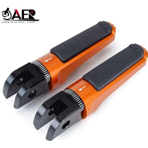CNC Motorcycle Front Rider Foot Peg Footrests Footpeg Pedal for KTM 1290 Super Duke R 2014-2019 Superduke GT 2016-2019