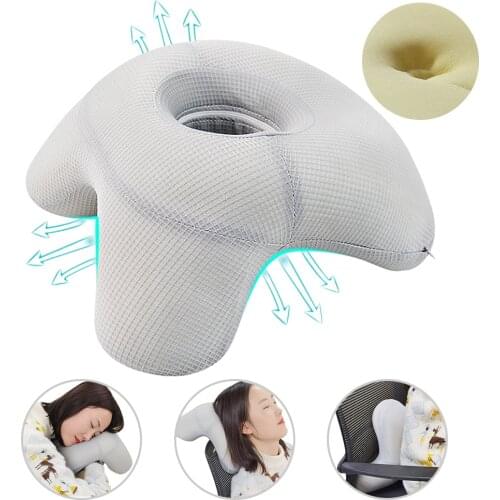 Lying Pillows Luxury Travel Pillow for Neck Support - Memory Foam Travel Accessories, Luxury Power Nap Pillow for Flight