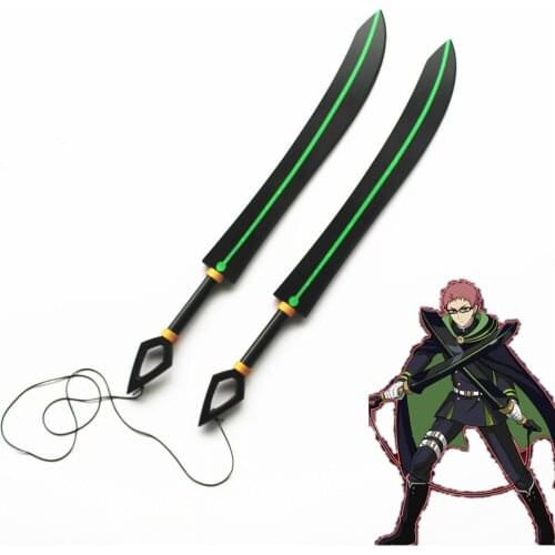 Anime Seraph of The End Cosplay Props Shiho Kimizuki Cosplay Prop PVC Sword Weapons for Halloween Christmas Party Replica Props