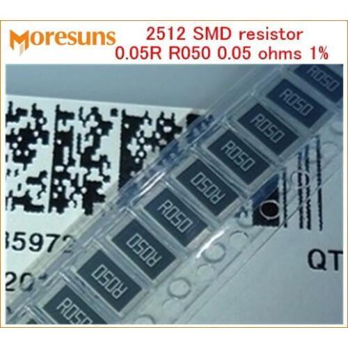 Fast Free Ship 100pcs/lot 2512 SMD resistor 0.05R R050 0.05 ohms 1% sampling resistor