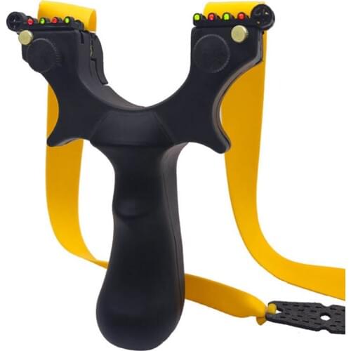 2019 Professional Powerful Multiple Precision Slingshot Hunting Shooting 4 Aiming Accurate Slingshot Outdoor Slingshot Catapult