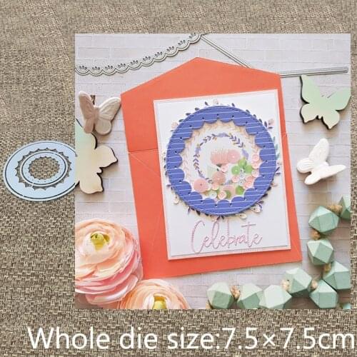 XLDesign Craft Metal Cutting Dies stencil mold lace ring frame decoration scrapbook Album Paper Card Craft Embossing die cuts