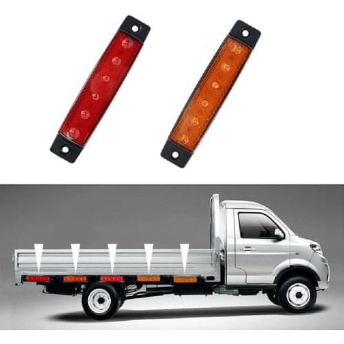 LED Trailer Side Marker Lights Sealed Indicators Clearance Lamps 12V for Trucks Bus Trailer UTV SUV Pickup Camper