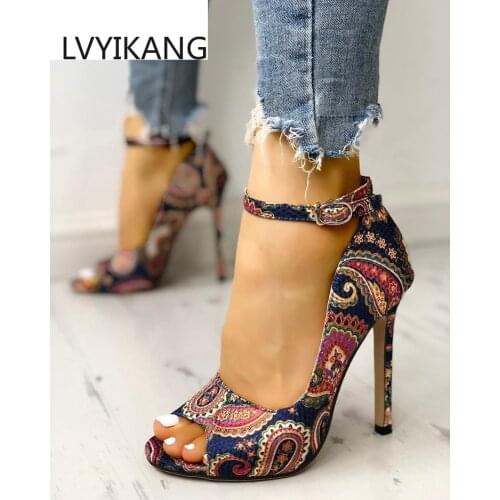 New Shoes Woman High Heels Pumps Sandals Fashion Summer Sexy Ladies Increased Stiletto Super Peep Toe Shoes Dropshipping