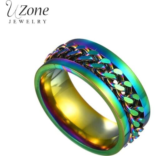 Золотые кольца для мужчин UZone China At AliExpress