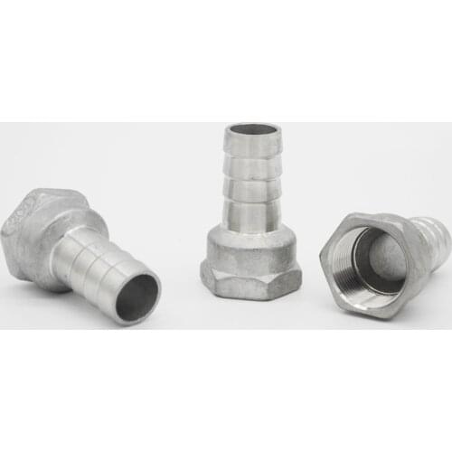 1/4" 3/8" BSP Female 6/8/10/12/15/16/ Hose Barb Hosetail Pipe Fitting Coupler 304 Stainless Water Gas Oil