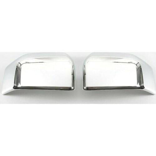 15-17 for Ford F150 F-150 Truck Triple Chrome Plated Mirror Cover Left+Right 2015 2016 2017 Top Half Chrome Mirror Cover