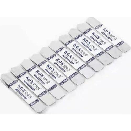 2Pcs KGX Metal Spudger Pry Opening Tool Ultra Thin Flexible LCD Screen Disassemble Crowbar for Mobile Phone Tablets Universal