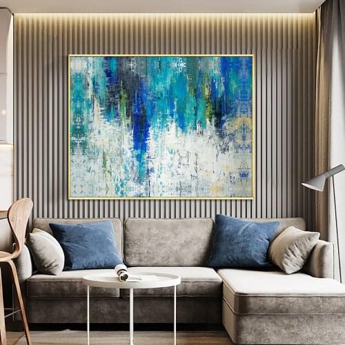 Abstract Landscape Painting 100% Hand Painted Oil Painting On Canvas Handmade Modern Wall Art Painting For House Decoration