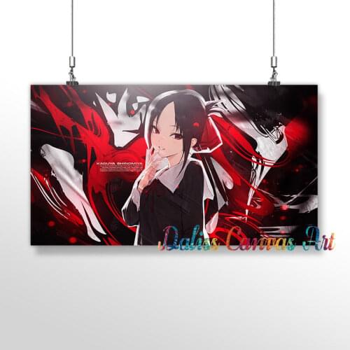Anime Kaguya Shinomiya Poster Pictures Home Decoration Manga Paintings Canvas HD Prints Wall Art Modular Living Room Framed