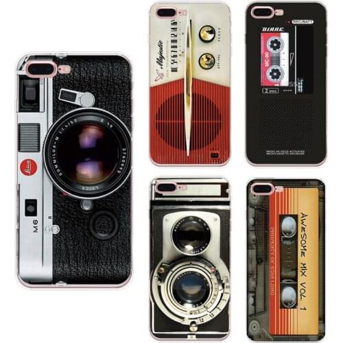 Tape Case ForiPhone 11\12promax 7\8plus Retro Camera Cover for IPhone XRmax XR XS X Marble Cohao