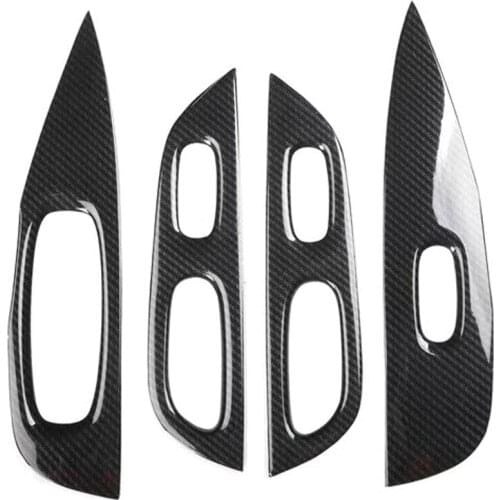 For Nissan X-trail 2017-2020 Right Hand Drive Car Door Armrest Window Lift Switch Panel Cover Trim Car Styling Molding