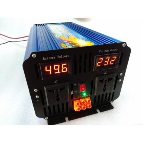 Off Grid Inverter DC to AC 5KW 5000W DC 48V TO AC 100V 110V 50HZ Surge Power 10000W Pure Sine Wave Inverter