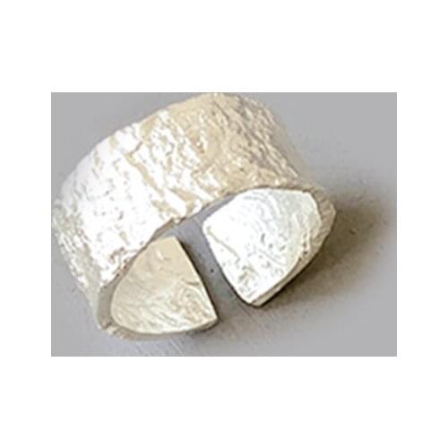 2019 Real Silver Color Big Bump Irregular Geometric Rings For Women Statement Jewelry Finger Ring anillos mujer bijoux