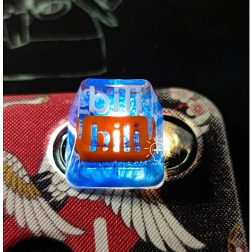 Keycaps For Mechanical Keyboard Bilibili Resin Key Cap Personality Cherry Keycaps Custom Keycaps Keyboard Gift