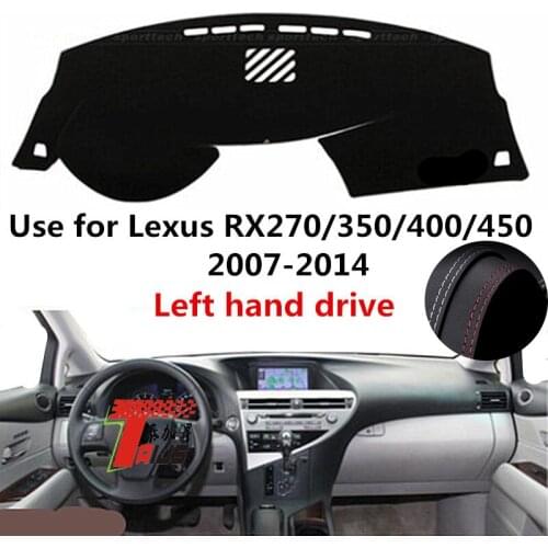 TAIJS Factory protective Leather Car Dashboard Cover For Lexus RX270/350/400/450 2007 2008 20091011121314 Left hand drive
