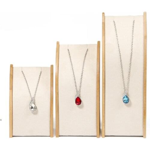 Creative Solid Wood Jewelry Display Case Holder Necklace Pendant Bracelets Holder Jewelry Organizer Storage Cases & Displays