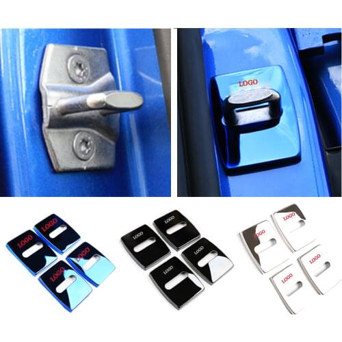 Car Door Lock Cover FOR BMW X1 X2 X3 X4 X6 1 2 3 4 5 7 Series F30 F10 F16 F34 F07 F01 F15 F16 Car Door Lock Protective Cover