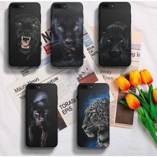Cheetah Panther Soft Silicone Black Phone Case For Samsung S10 S20 Fe Lite S21 S30 ULTRA Plus 5G Fundas Shell Cover