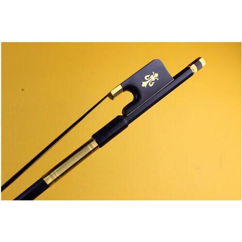 New high class black Carbon fiber viola bow Ebony Frog professional bow