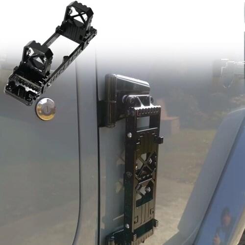 Pedal Peg Ladder Stander Foot Rest Climbing Door Hinges For J E E P Wrangler JL 2018+,JK 2007-2017, Gladiator (Pack of 1)