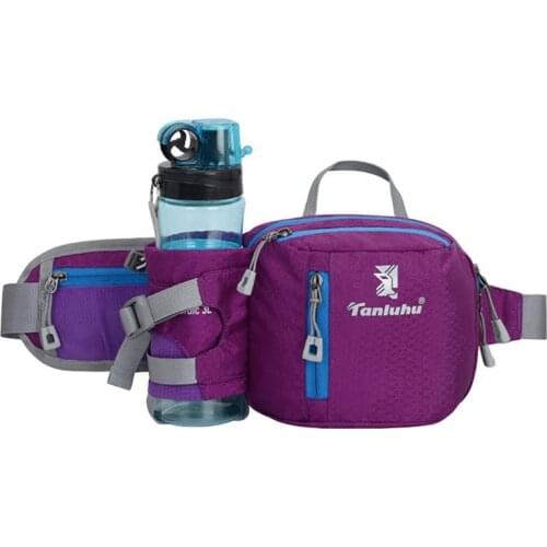 Running Belt Jogging Cycling Waist Bum Pack Phone Pouch Sports Bag with Water Bottle Holder Organizer Y3NE