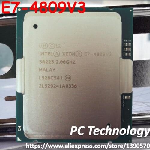E7-4809 V3 Original Intel Xeon E7-4809V3 2.10GHZ 8-Cores 15MB SmartCache E7 4809 V3 FCLGA2011-3 115W free shipping E7 4809V3
