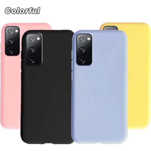 Simple Case For Samsung Galaxy S20 FE Case S 20 FE 5G Soft Silicon Phone Back Cover For Samsung S20FE Fan Edition S20 Lite Funda