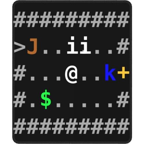 Text Based Game Creative Mouse Pad Dwarf Fortress Ascii Pixel Gaming Waterproof MousePad Rubber PC Table Decoration Cover