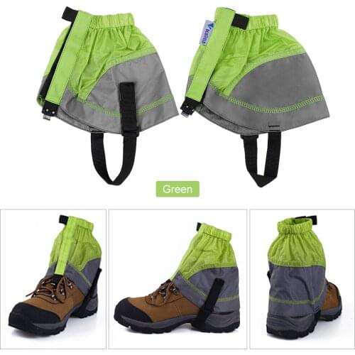 Outdoor Skating Climbing Short Leg Gaiters Short Shoe Gaiter Ultra Light Ankle Gaiter Coated Nylon Ankle Walking Cover