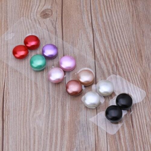 Pack of 12 Muslim Multi-Use Rhinestone Magnetic Scarf Brooch Round Hijab Pins Kit Magnetic Safety Pins Muslim Jewelry