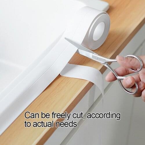 For Bathroom Kitchen 3.2m Shower Sink Bath Sealing Strip Tape Caulk Strip Self Adhesive Waterproof Wall Sticker Sink Edge Tape