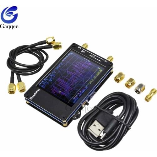 Gaqqee 2.8 inch LCD NanoVNA Vector Network Analyzer Kit MF HF VHF UHF 50KHz-900MHz Antenna Analyzer Built-in Battery+USB Type-C