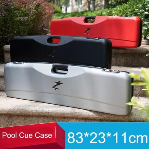 High Quality Code Pool Cues Case Double Coded Lock Billiard Accessories Black Red Silver Color Can Put 3 Butts 4 Shafts China