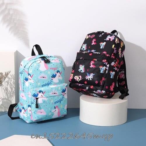 Cute My Little Baby girl pony Backpack Women Boy Cute Backpack Korea Casual Women Bags Dropshipping Back Pack