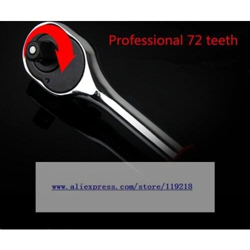 1/2 3/8 1/4 Inch Ratchet Wrench 24 Teeth Torque Wrench Chrome Vanadium Steel Quick Release Wrench Professional Hand Tools