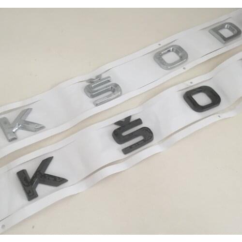 1pcs ABS car Letter Rear trunk Decals Emblem badge sticker Decal Car styling auto Accessories