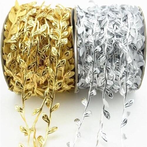 10m Plastic Streamers Artificial Plant Leaf Ribbon Craft DIY Happy Birthday Decoration Party Wedding Decoration Home Decor