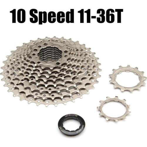 10-Speed 11-36T Cassette High Climbing Ability Tourney Cycling Bicycle Freewheel Replacement for Shiman0 Groupset