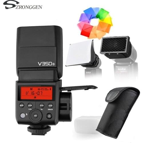 2018 Godox V350S TTL HSS 1/8000s Speedlite Flash With Built-in 2000mAh Li-ion Battery For Sony A77 A77 II A7R