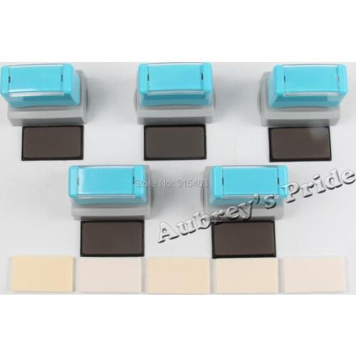 5Pcs Rectangle THD-18x43mm Holder Rubber Pad Sponge Free Edge Sealing for Flash Stamp Shell Material Selfinking Stamping